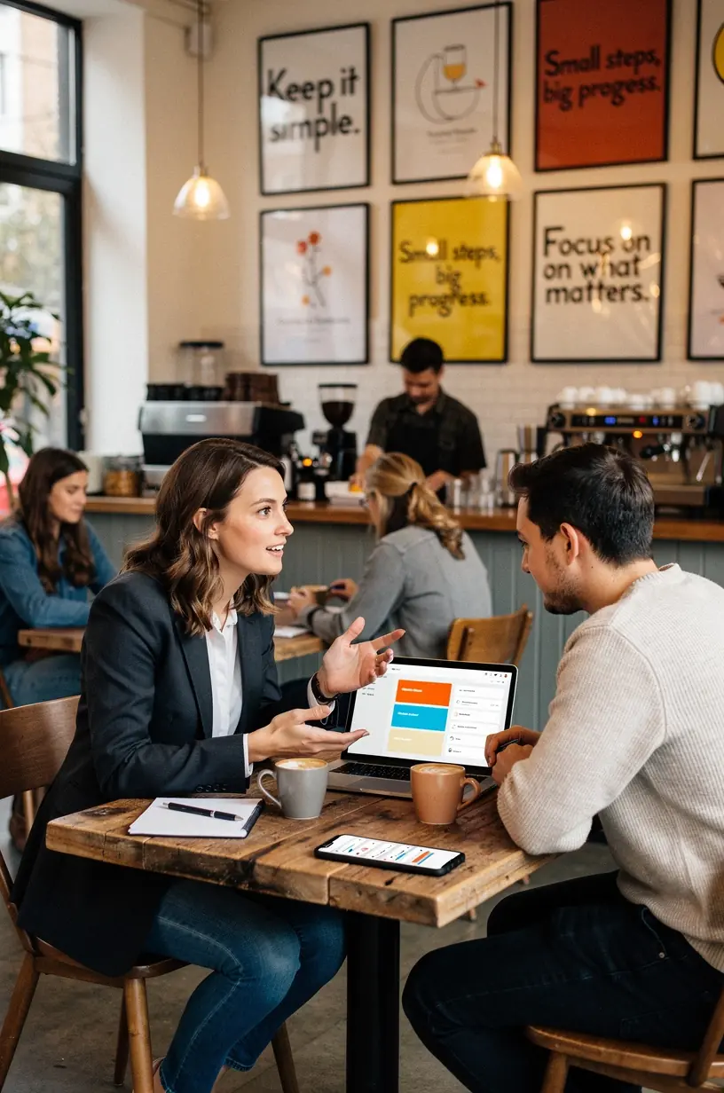 Professional team collaboration